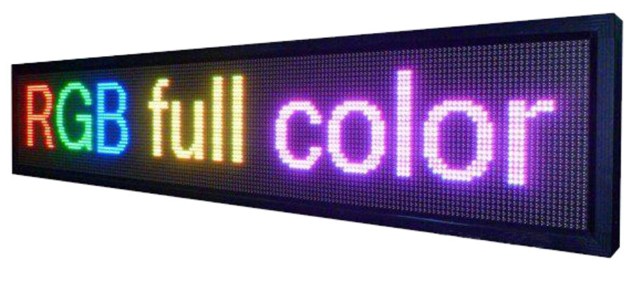 LED 16×96 display inomhusbruk