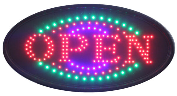 Open Skylt Neon LED